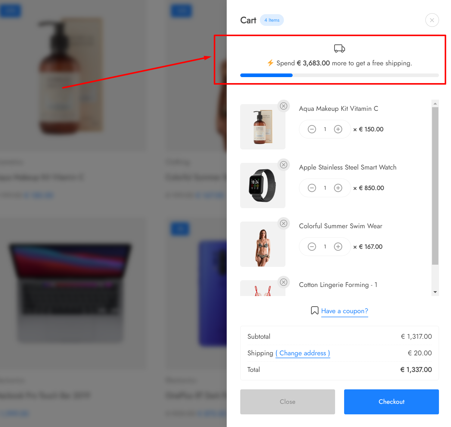 Shopping Meter.